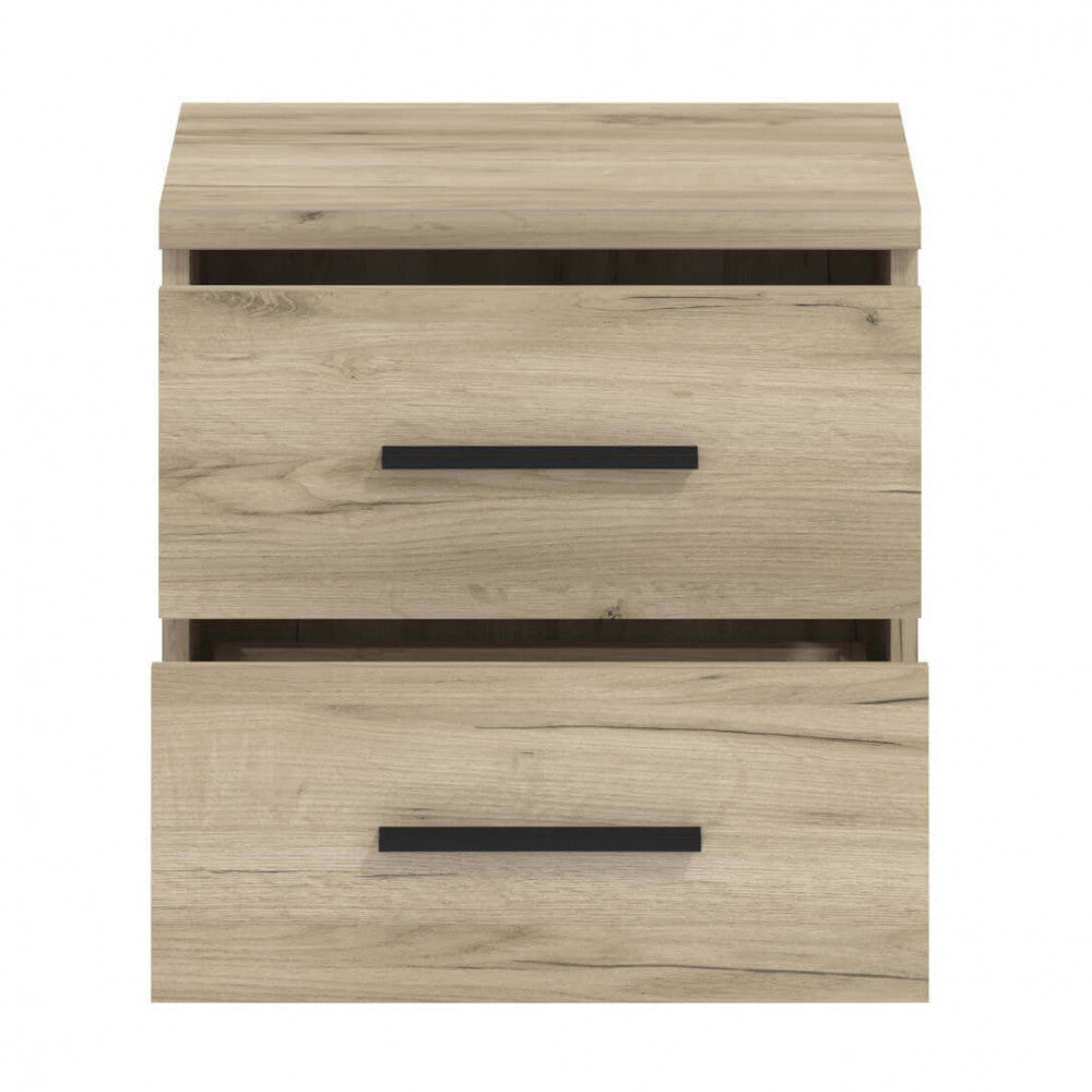 11008350 grey oak dado bedside table