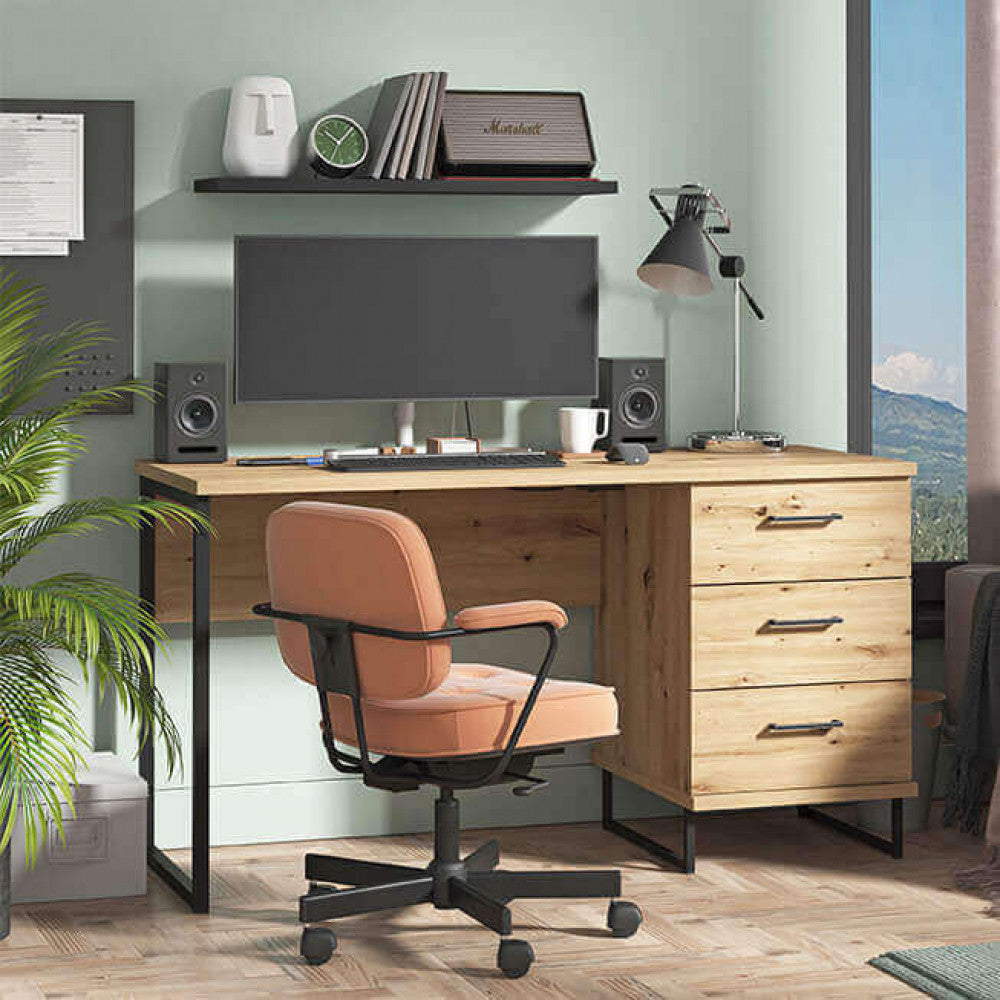 11011194 computer desk sardinia rovere artigiano