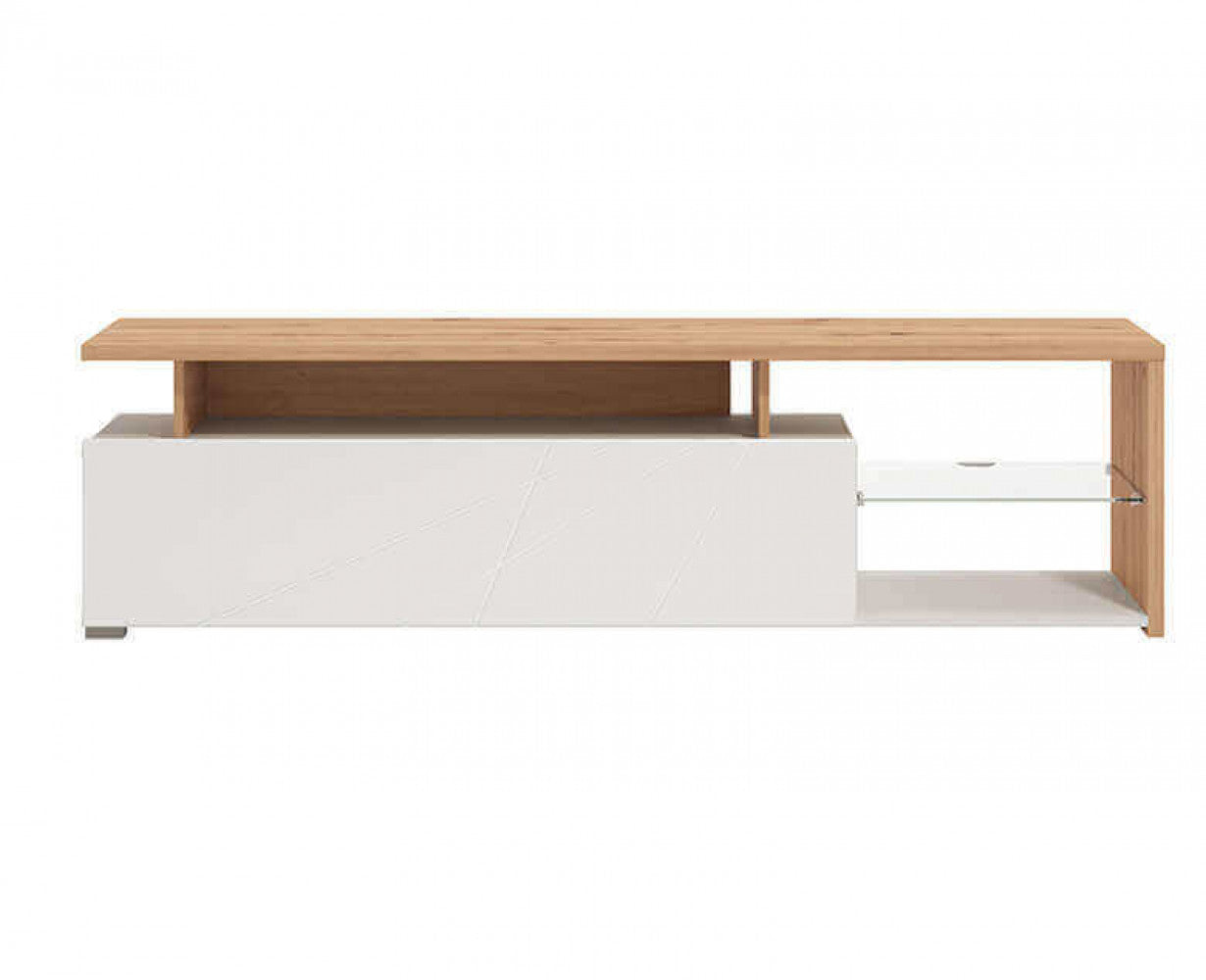 11011227 portatv arctic bianco, rovere artigiano e bianco gloss