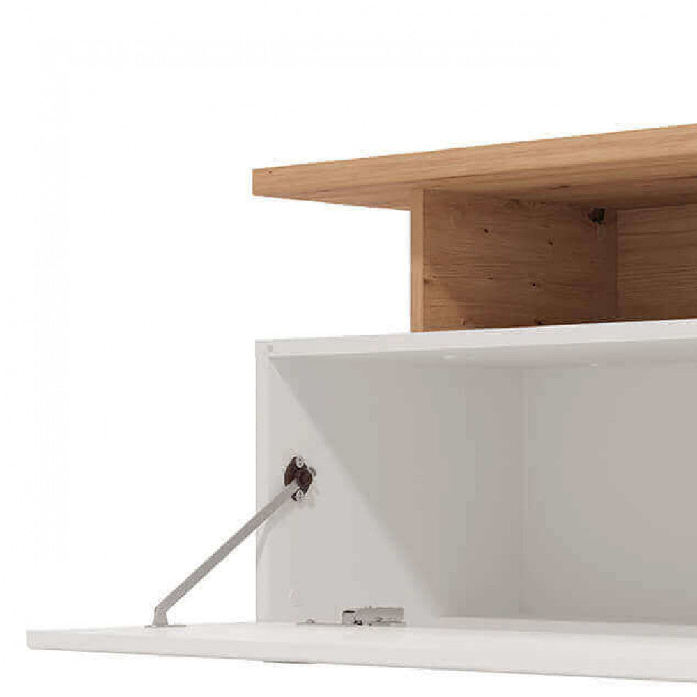 11011227 portatv arctic bianco, rovere artigiano e bianco gloss