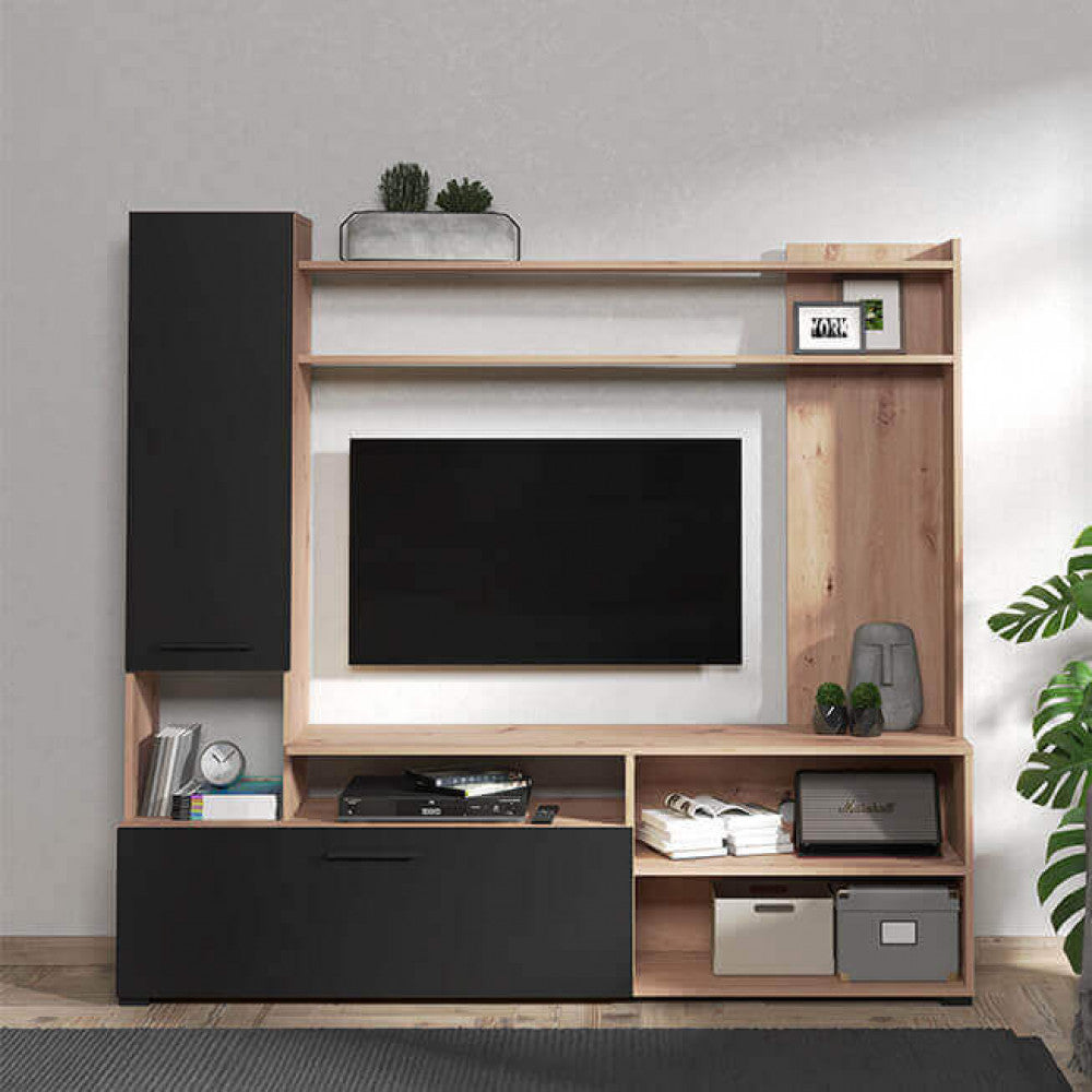 11011452 living rooms in Braga artisan oak and black