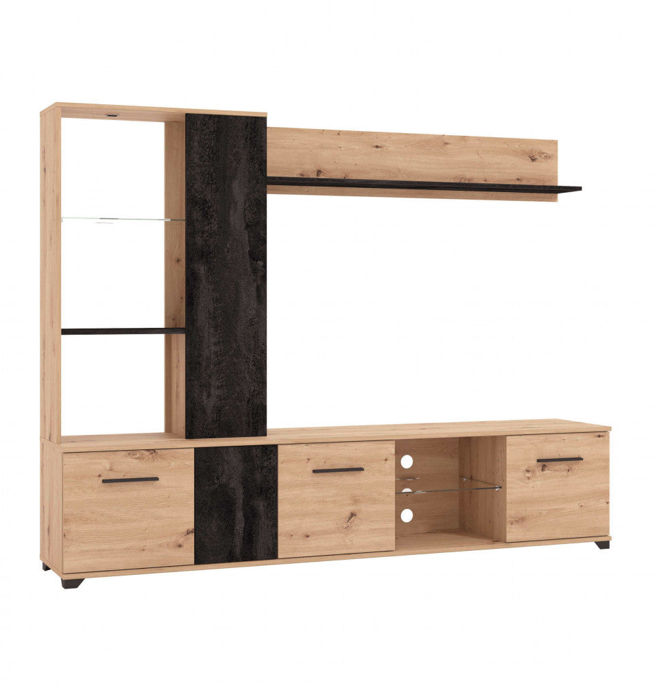 11011457 soggiornos alhambra rovere artigiano e carbon