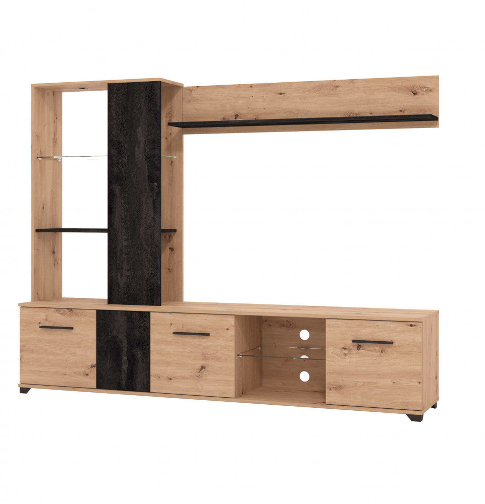 11011457 soggiornos alhambra rovere artigiano e carbon