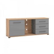 11011464 tv mensola lisabon tv rovere artigiano e grigio grafite