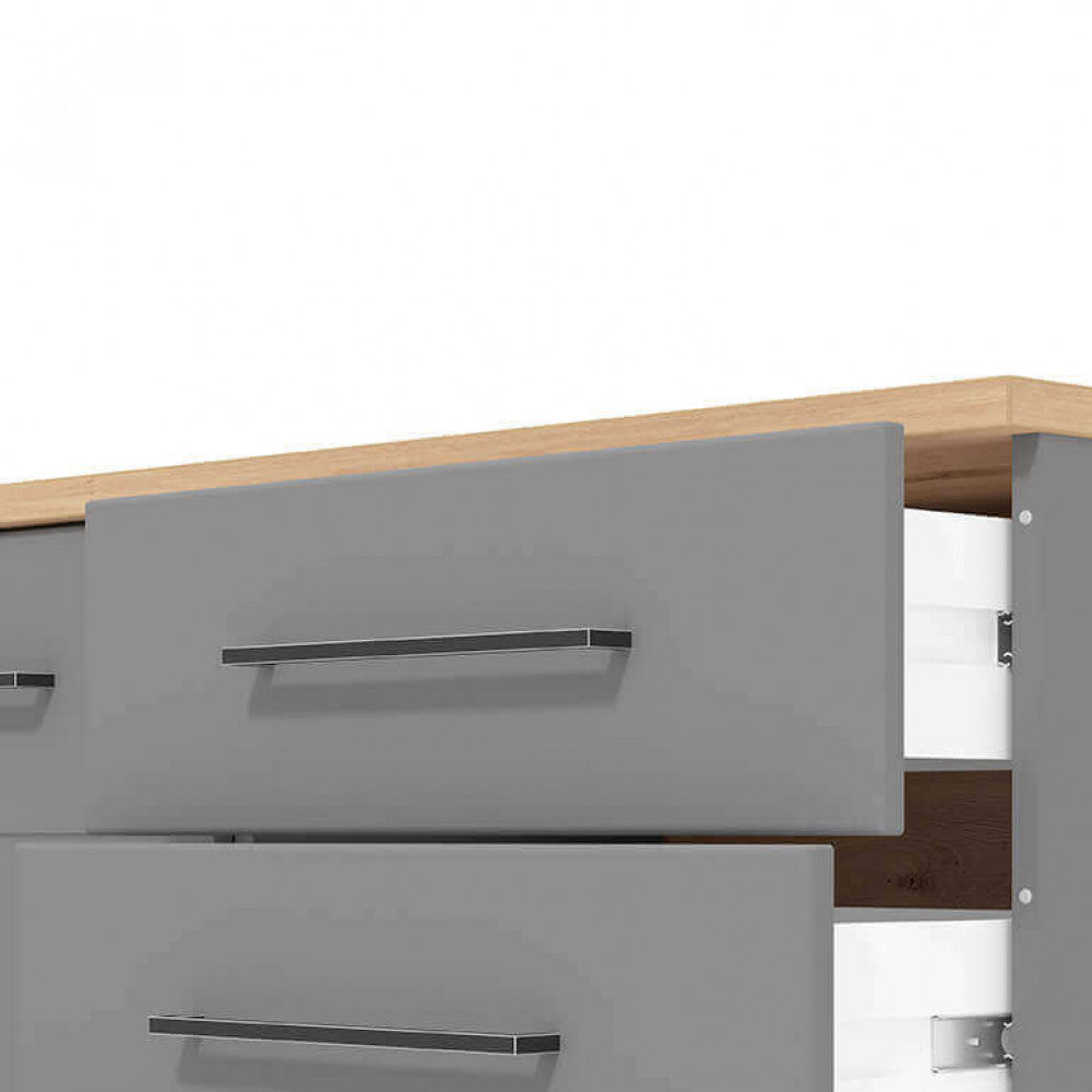 11011467 mobile lisabon rovere artigiano e grigio grafite