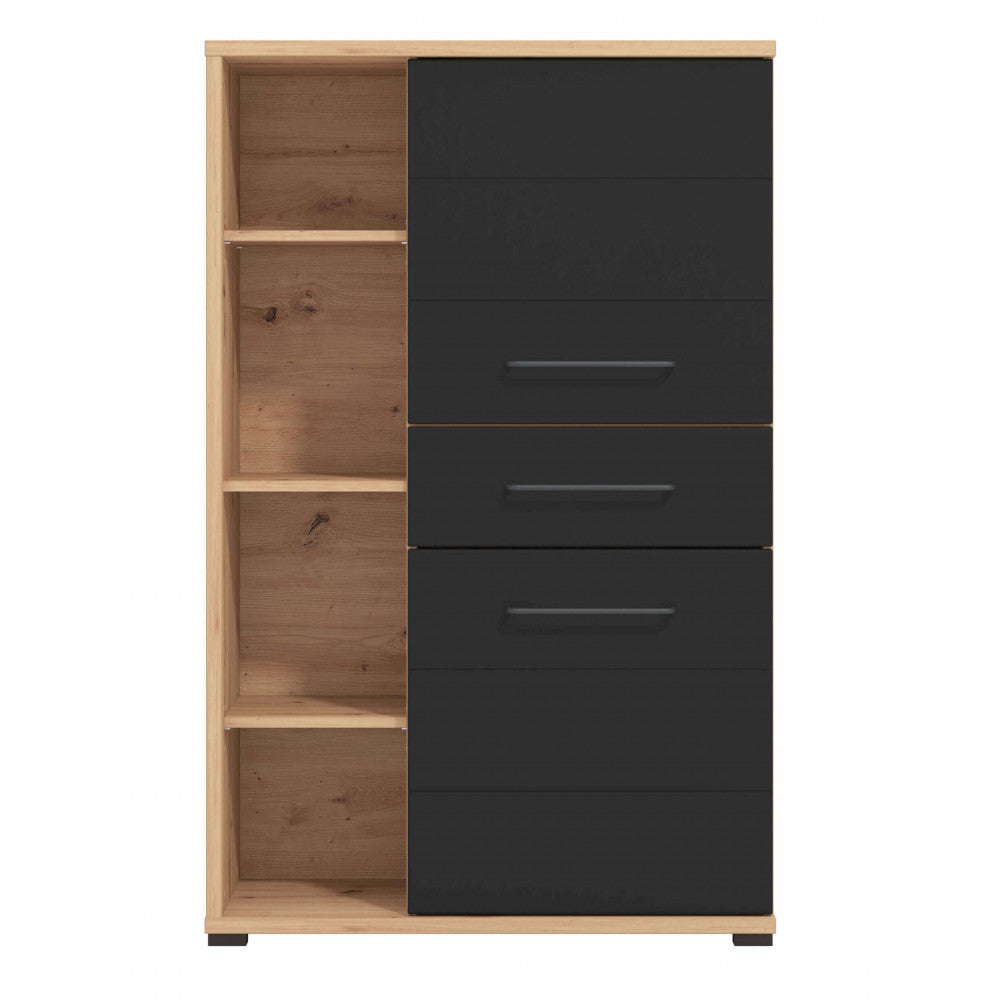 11011473 vetrina lusitania rovere artigiano e nero