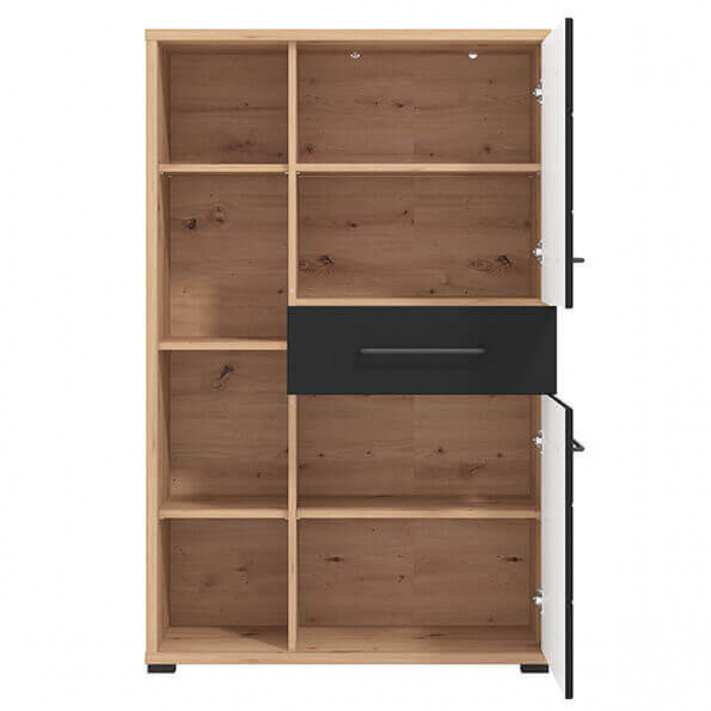 11011473 vetrina lusitania rovere artigiano e nero