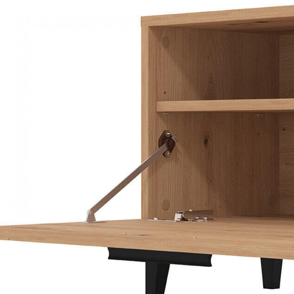 11011706 Terni entrance in artisan oak and graphite grey