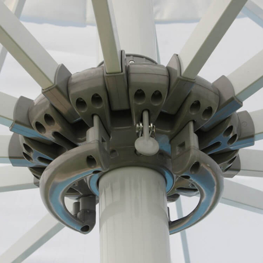 Ombrellone giove p/c bianco 5 x 5