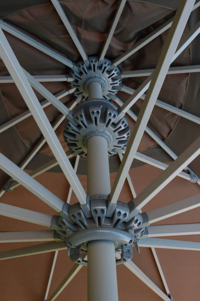 Ombrellone giove p/c tortora 5 x 5