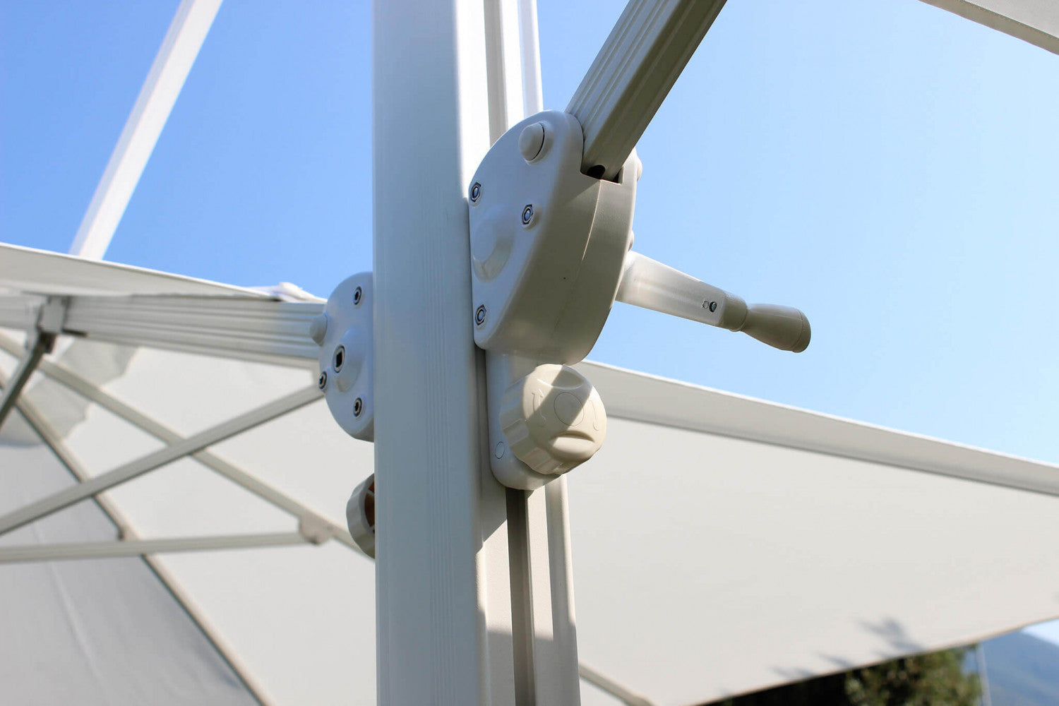 Maniglione ombrellone archimede bianco