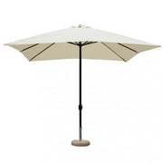 Ombrellone mercurio 3 x 3 p/c nero telo ecru