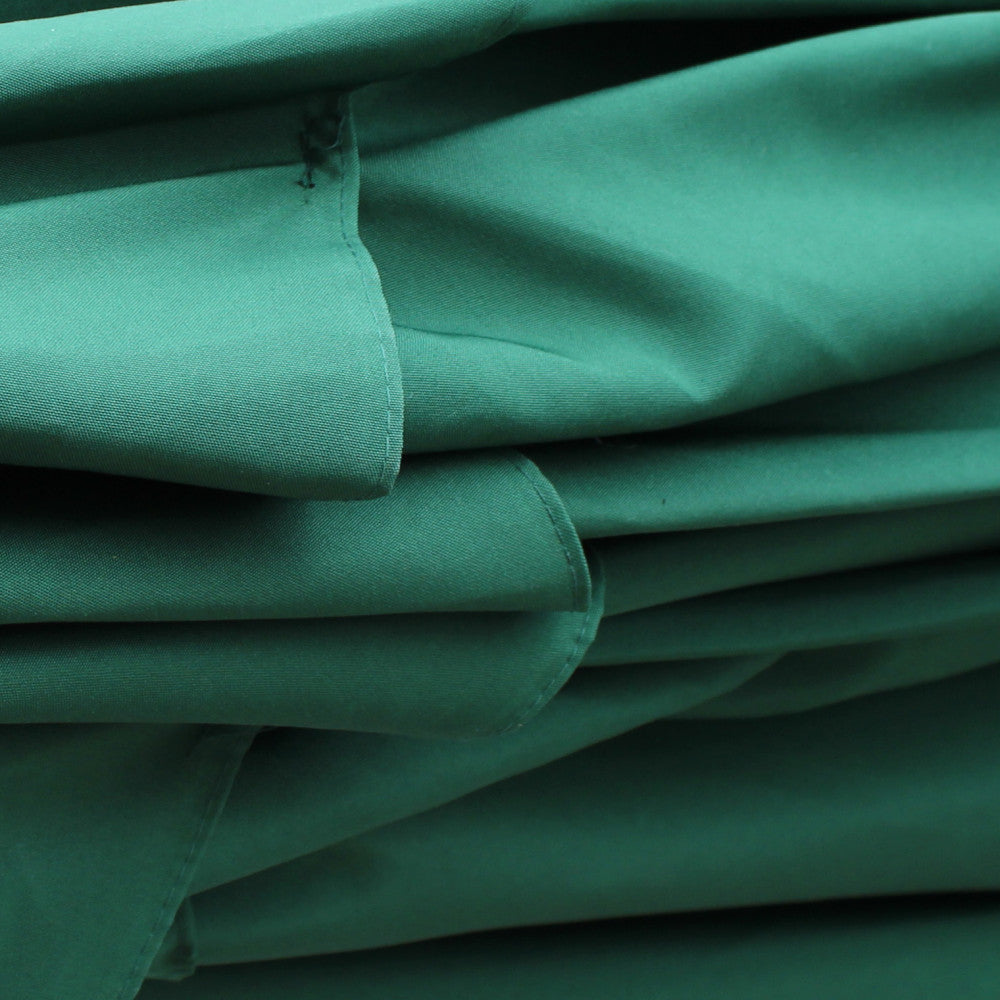 Ombrellone mercurio 3 x 3 p/c nero telo verde