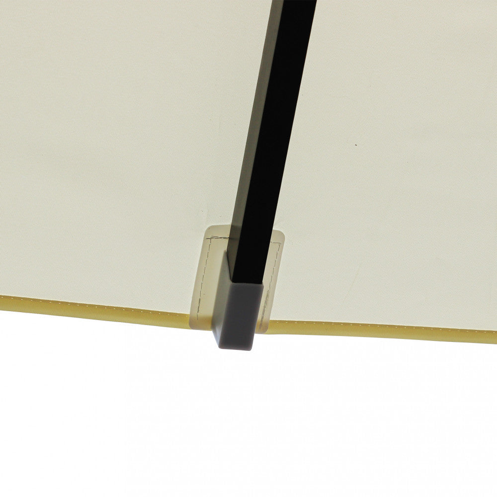 Ombrellone brian p/c nero 3 x 4 telo beige