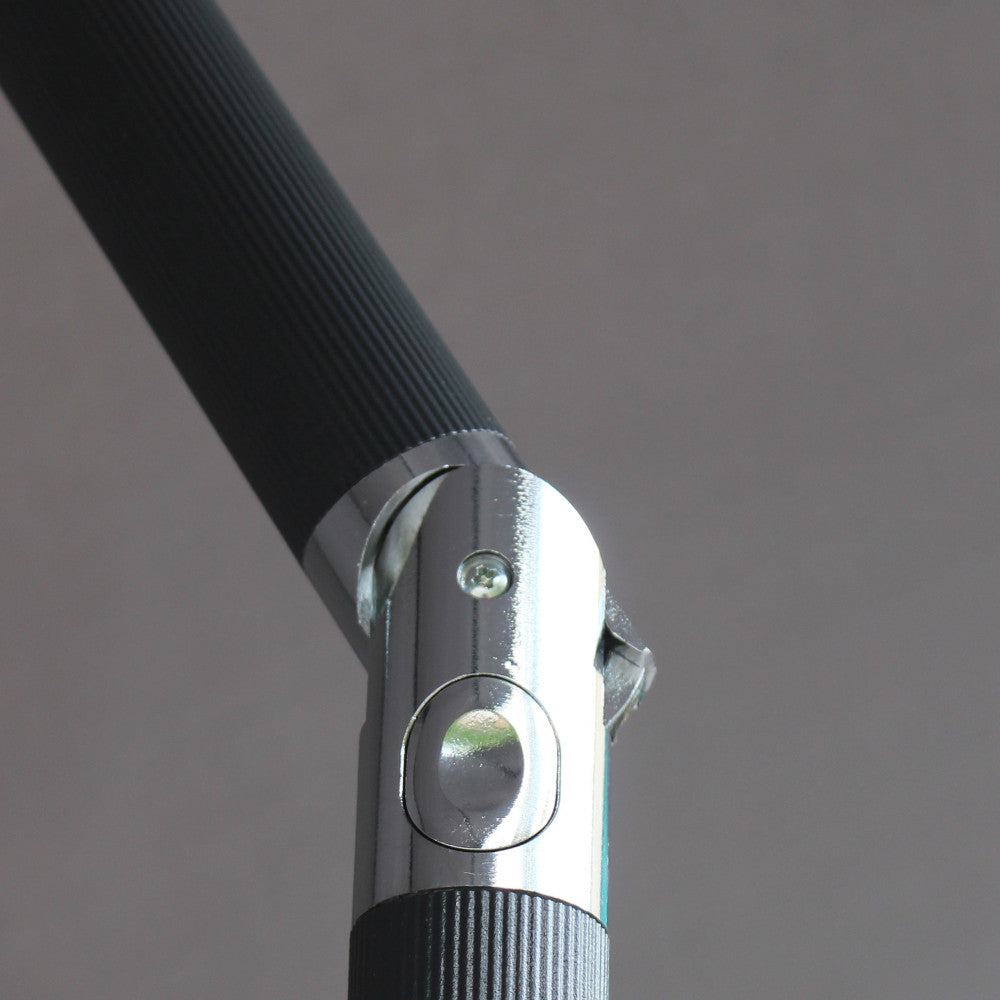 Ombrellone nice nero p/c 2 x 3 telo grigio