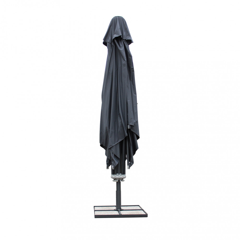 Ombrellone giove p/c antracite 5 x 5