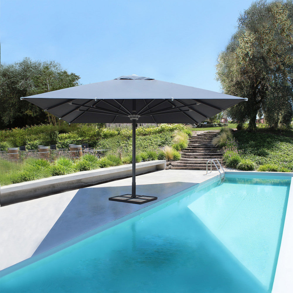 Ombrellone giove p/c antracite 5 x 5