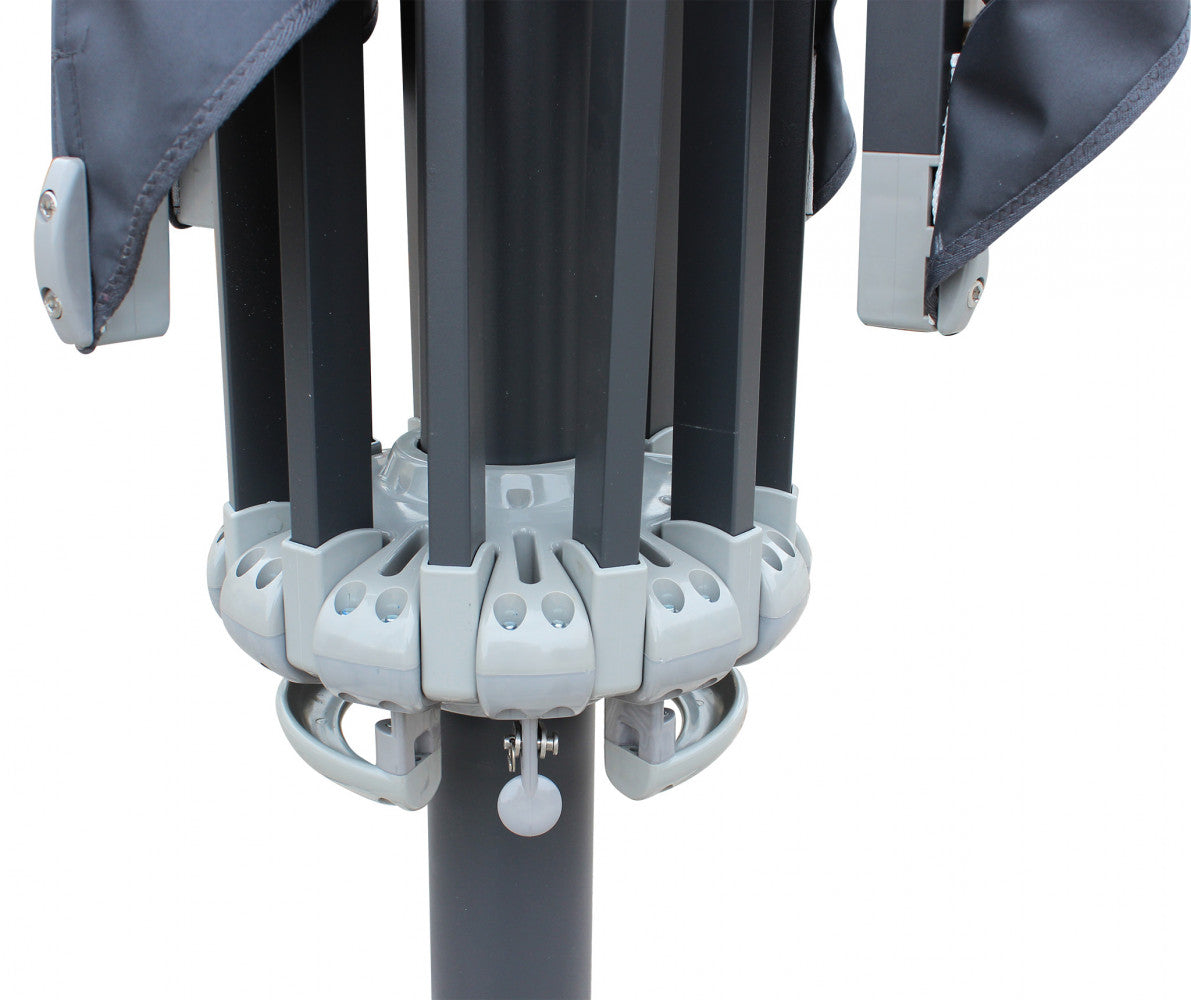 Ombrellone giove p/c antracite 5 x 5