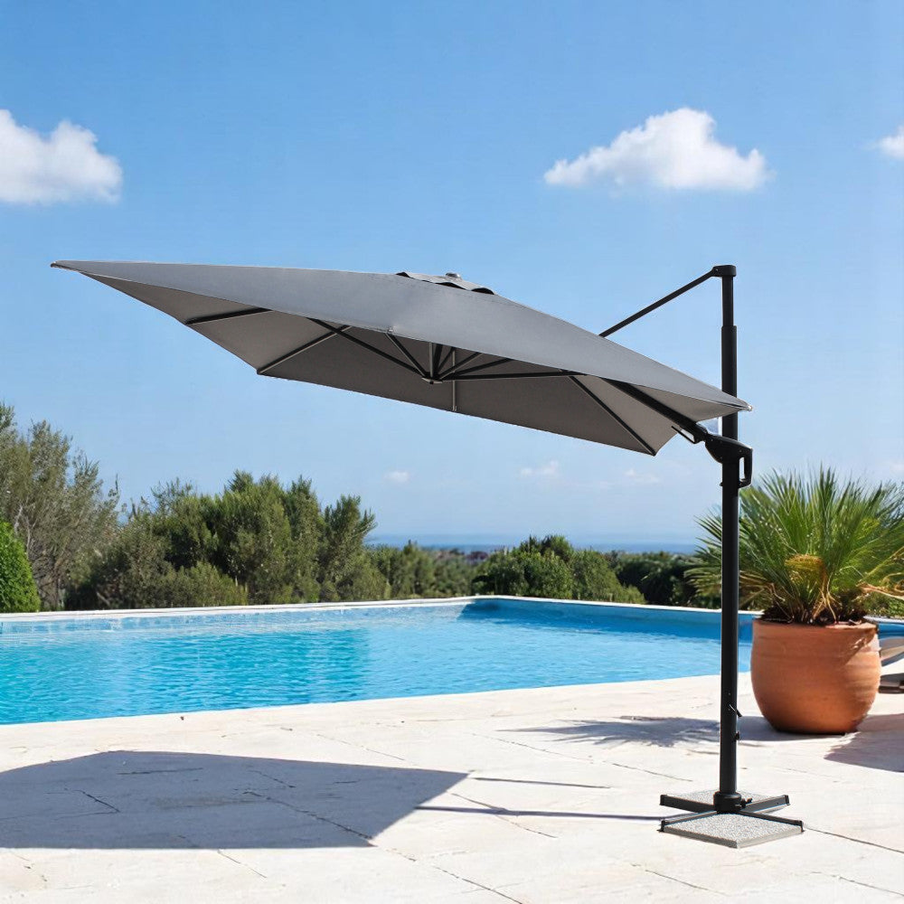 Ombrellone hamel 3 x 4 p/l grigio