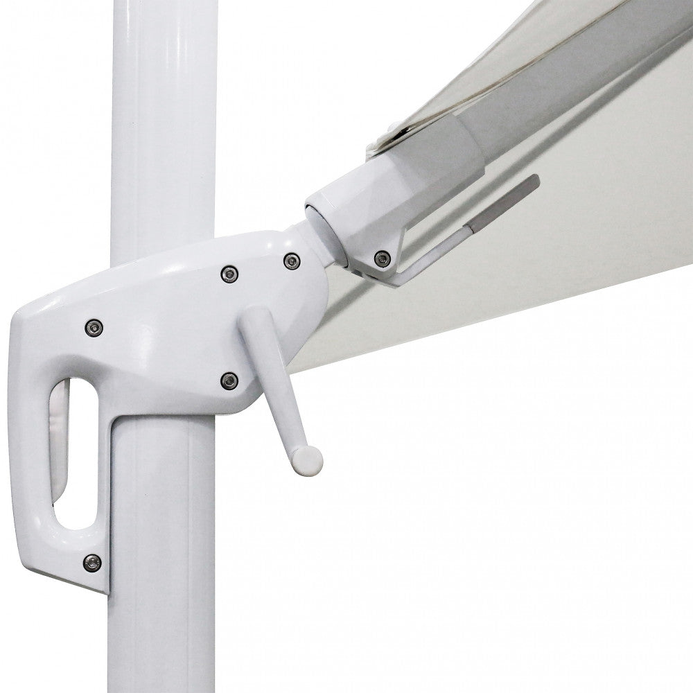 Ombrellone hamel 3 x 4 p/l bianco