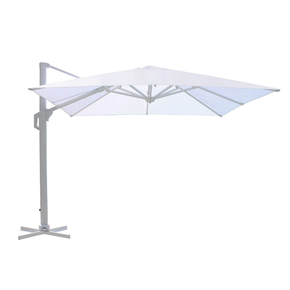 Ombrellone stephenson bianco p/l 3 x 3 telo bianco