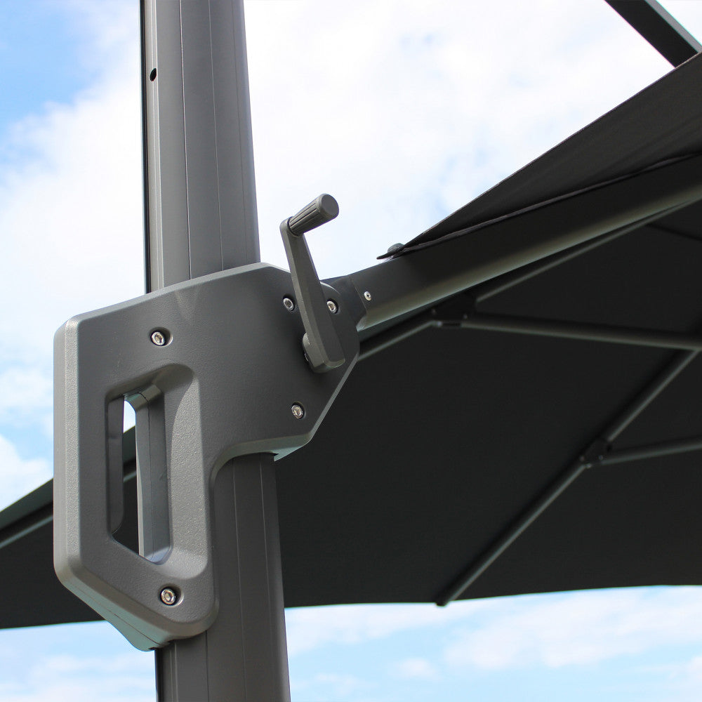 Ombrellone stephenson nero p/l 3 x 4 telo nero