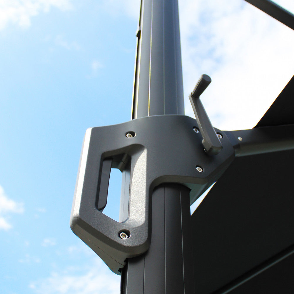 Ombrellone stephenson nero p/l 3 x 4 telo nero