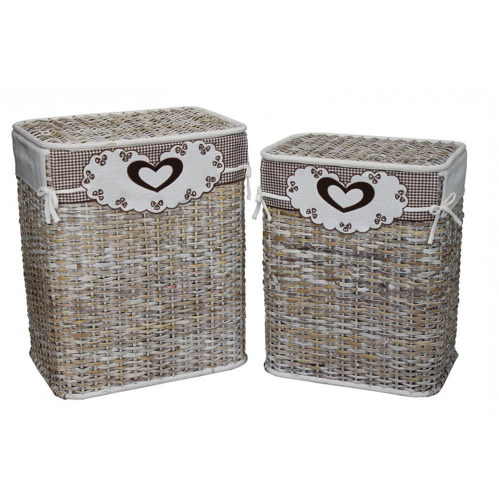 Set of 2 Mary laundry baskets