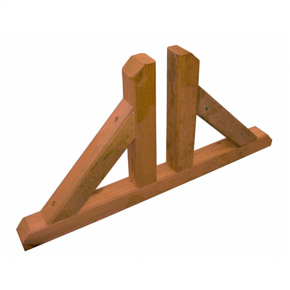 Piedino doppio sostegno griglia 60 x 4,5 x 30