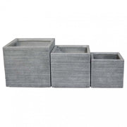 Set of 3 lavender vases