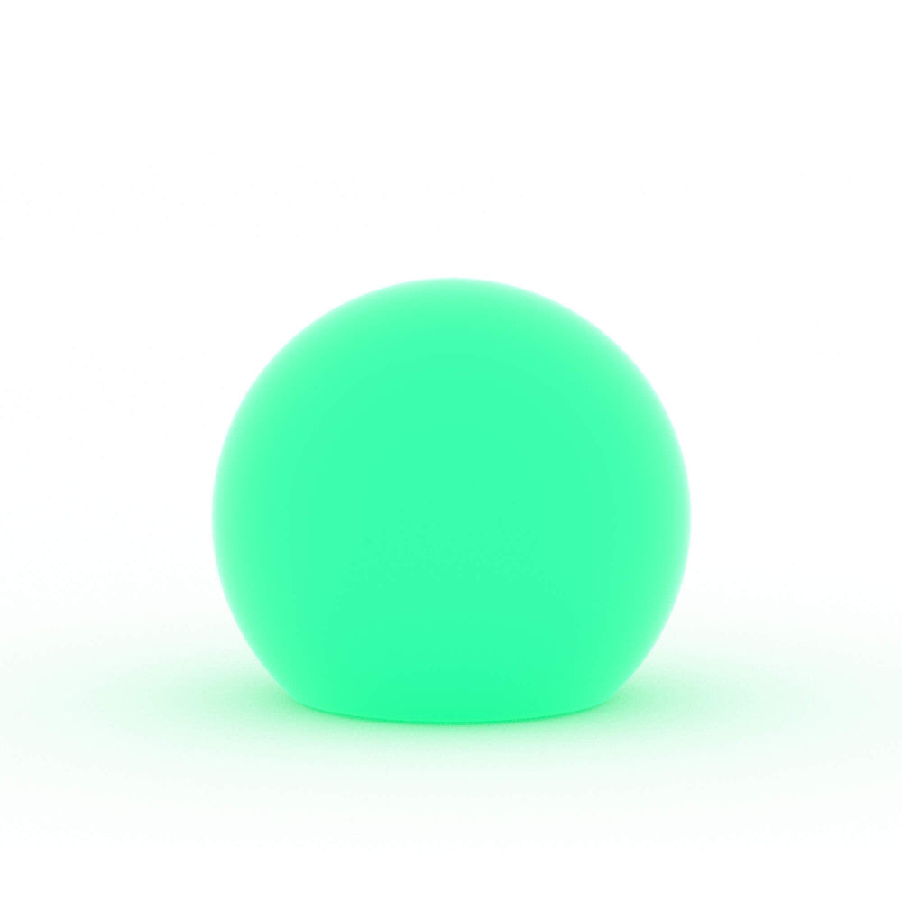 Sfera luminosa gemini ø 50 con led multicolor e batteria solare