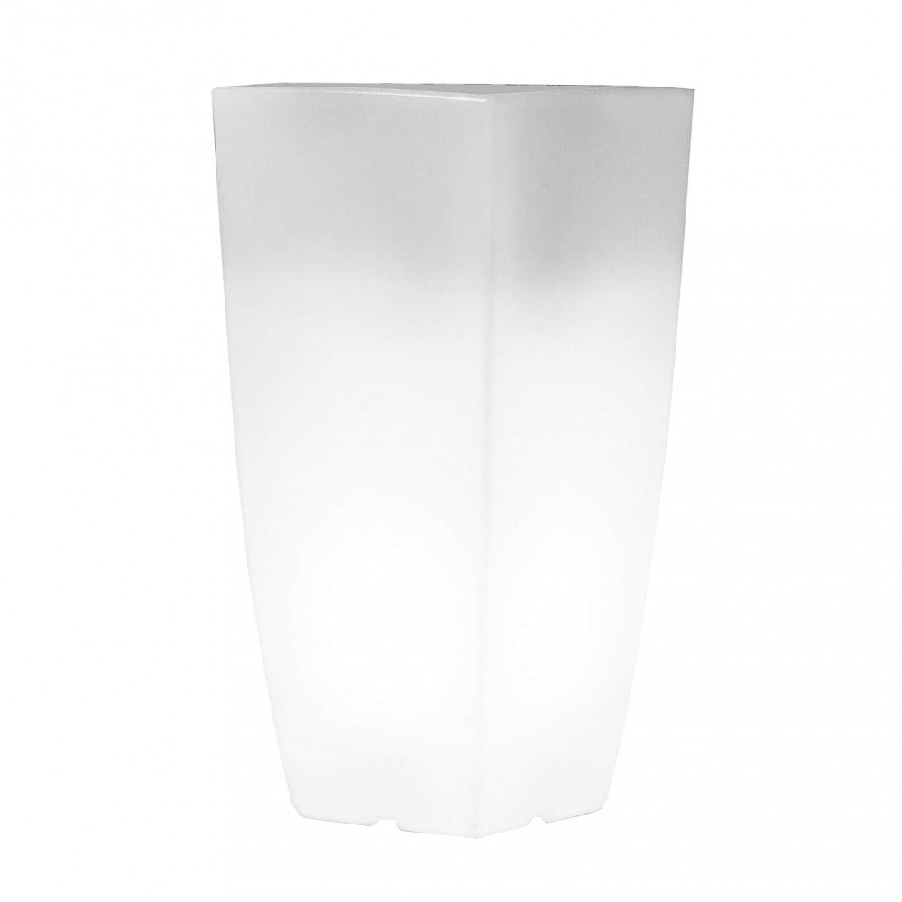 Vaso luminoso hydrus 70 h con led multicolor e batteria solare
