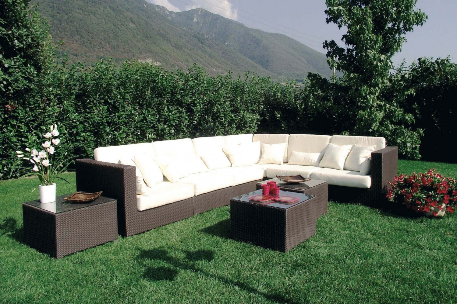 Poltrona dallas laterale c/cuscini