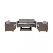 Salotto smontabile mauritius 3 p c/cuscini