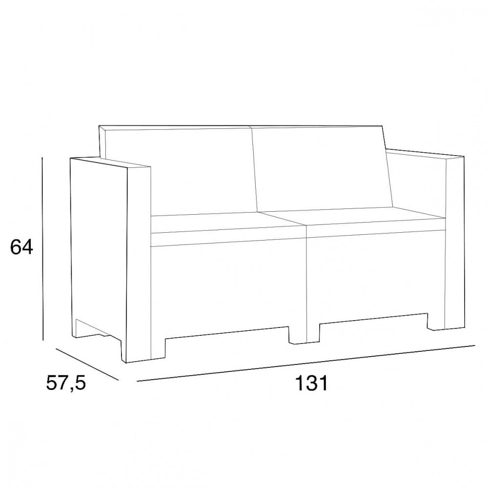 Salotto colorado 2 p c/cuscini