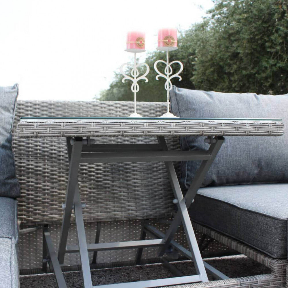 Divano con 2 pouf peru' c/cuscini