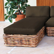 Chaise longue componibile polinesia c/cuscini
