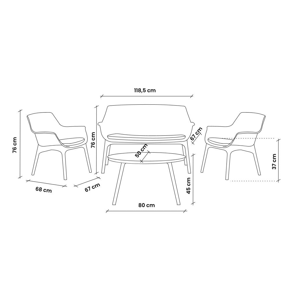 Salotto luxor 2 p c/cuscini