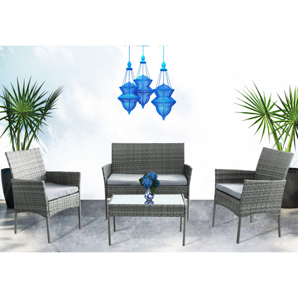 Salotto smontabile caracas 2 p c/cuscini